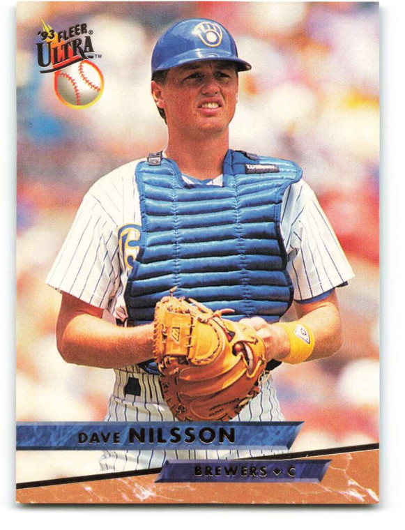 1993 Ultra #222 Dave Nilsson VG Milwaukee Brewers 