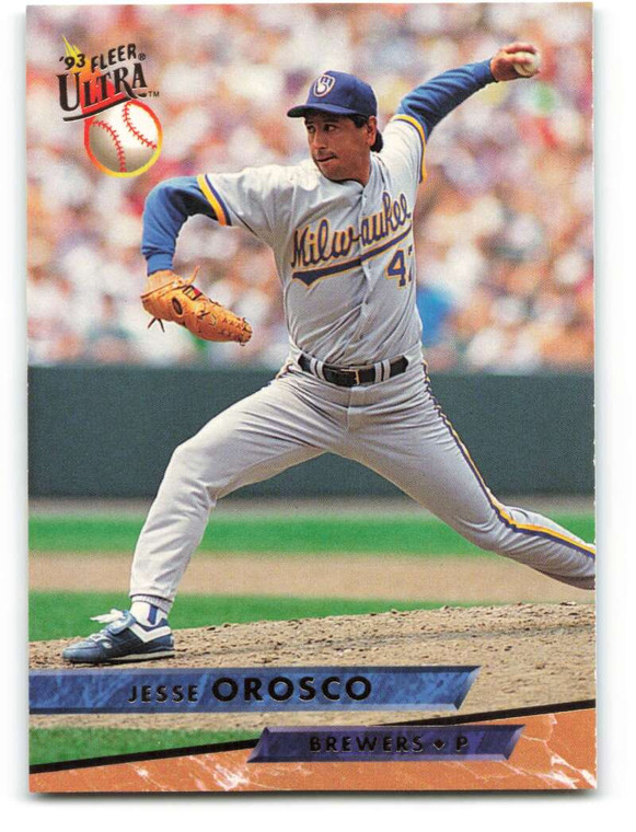 1993 Ultra #223 Jesse Orosco VG Milwaukee Brewers 