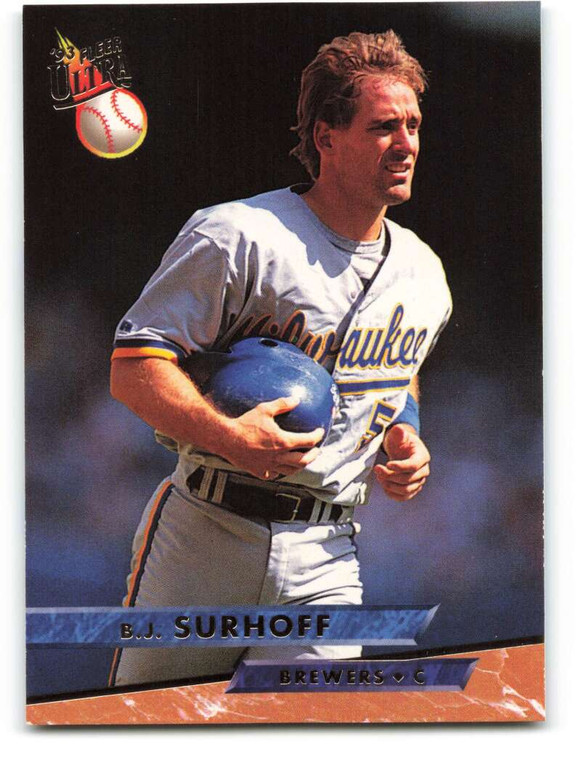 1993 Ultra #224 B.J. Surhoff VG Milwaukee Brewers 