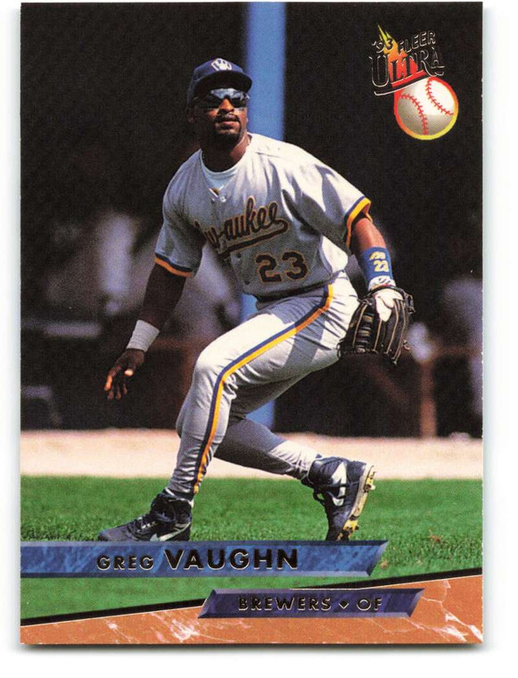 1993 Ultra #225 Greg Vaughn VG Milwaukee Brewers 