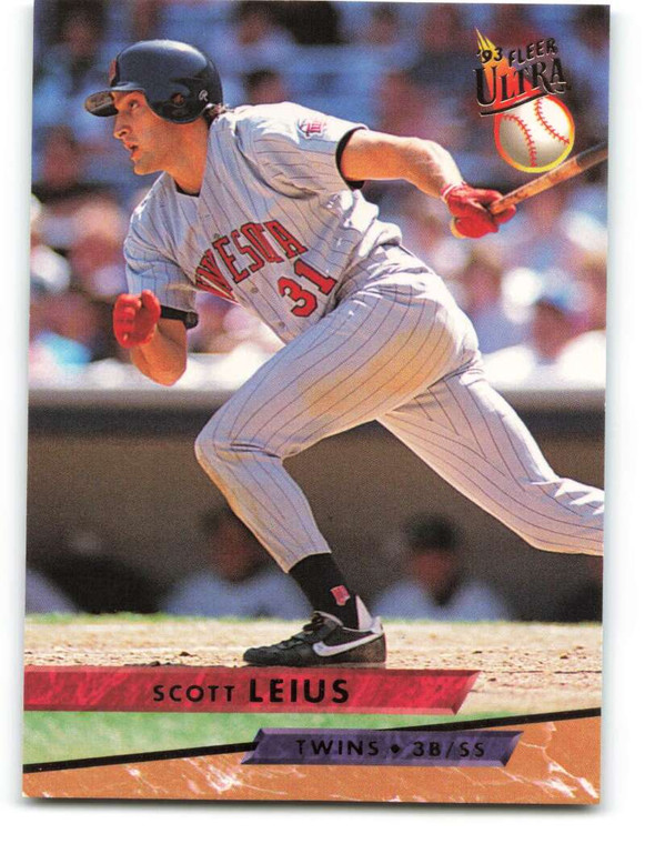1993 Ultra #233 Scott Leius VG Minnesota Twins 