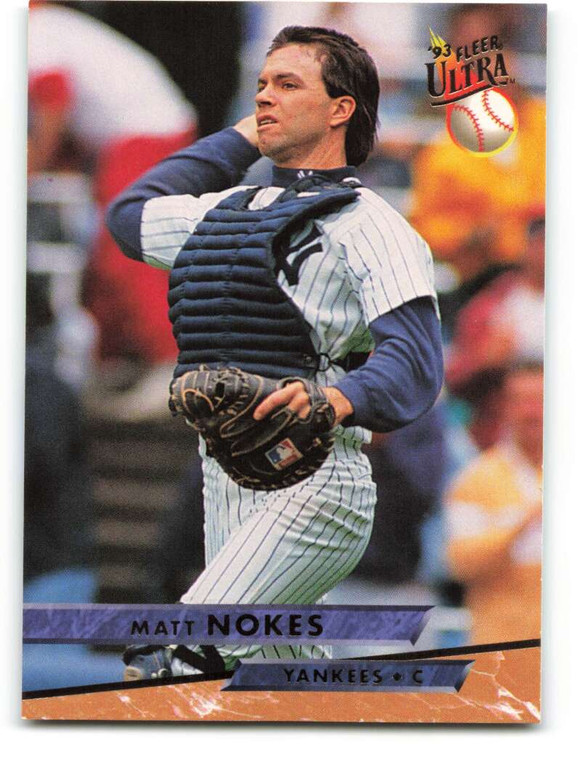 1993 Ultra #247 Matt Nokes VG New York Yankees 
