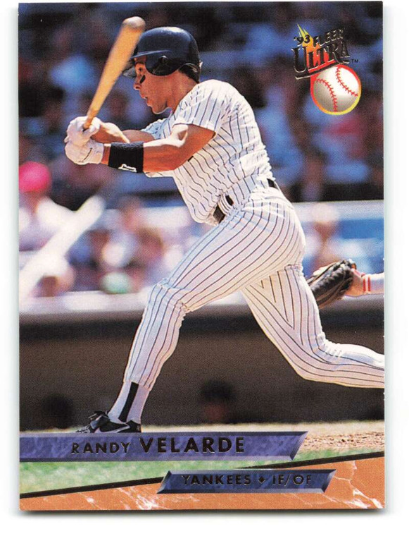 1993 Ultra #250 Randy Velarde VG New York Yankees 