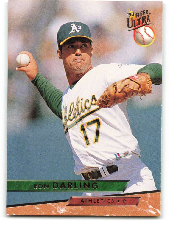 1993 Ultra #256 Ron Darling VG Oakland Athletics 