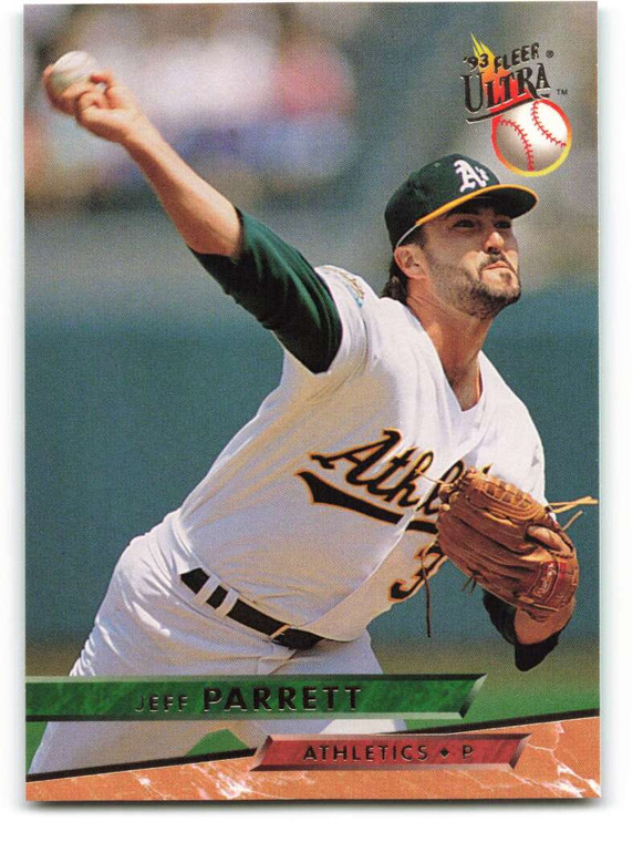 1993 Ultra #261 Jeff Parrett VG Oakland Athletics 