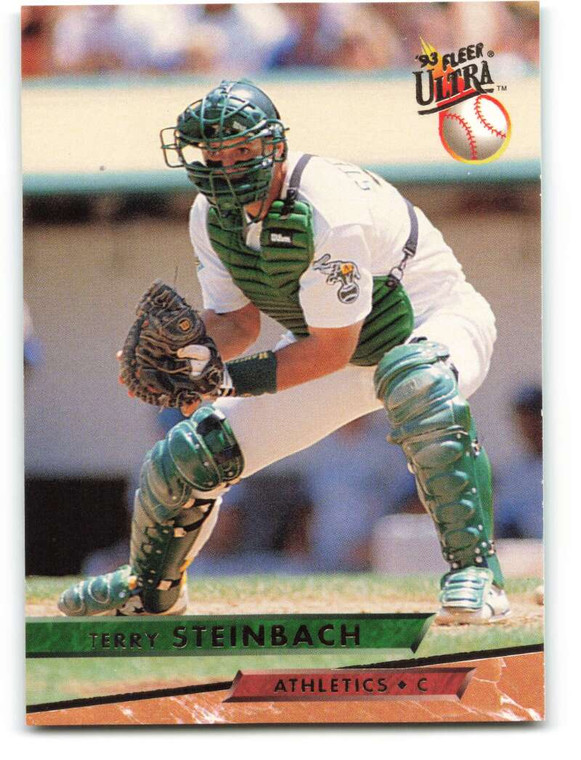 1993 Ultra #262 Terry Steinbach VG Oakland Athletics 