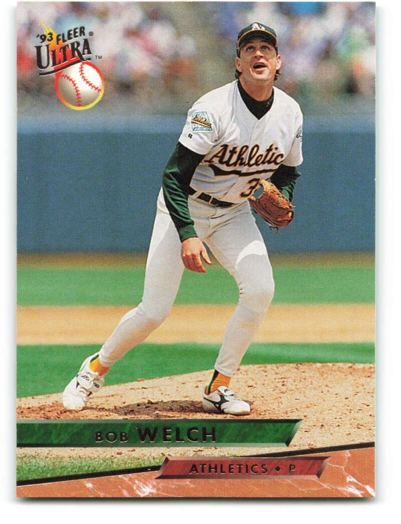 1993 Ultra #263 Bob Welch VG Oakland Athletics 