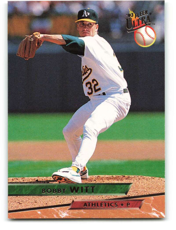 1993 Ultra #264 Bobby Witt VG Oakland Athletics 