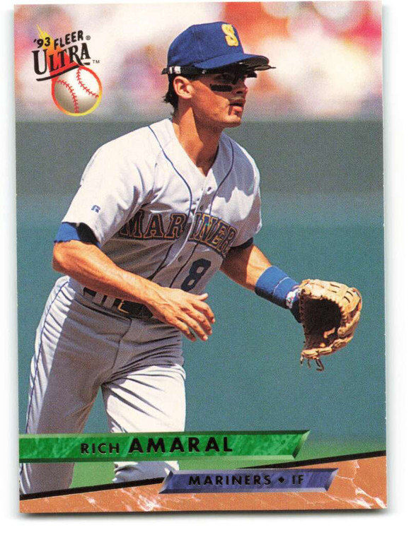 1993 Ultra #265 Rich Amaral VG Seattle Mariners 