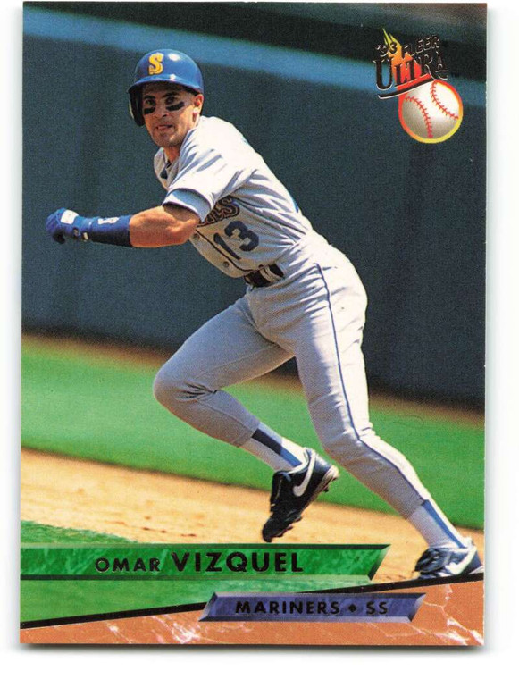 1993 Ultra #274 Omar Vizquel VG Seattle Mariners 