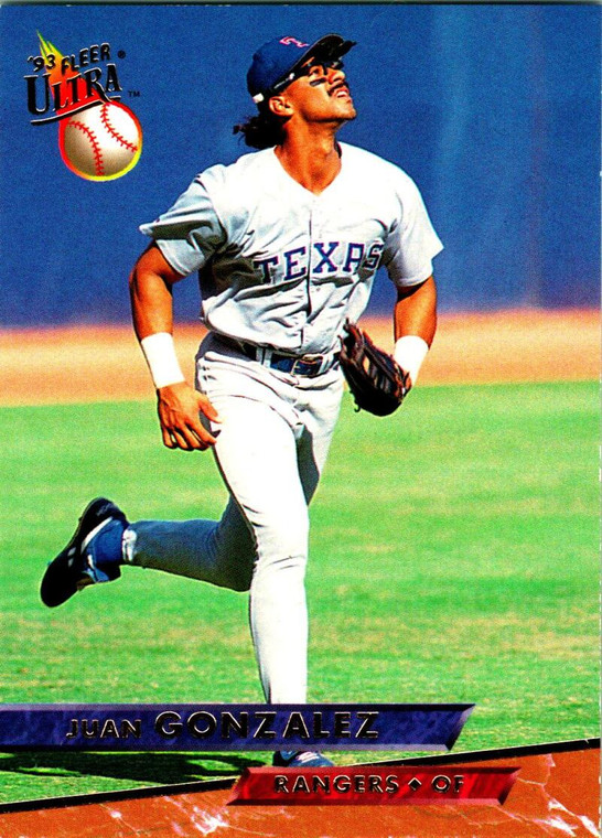 1993 Ultra #279 Juan Gonzalez VG Texas Rangers 