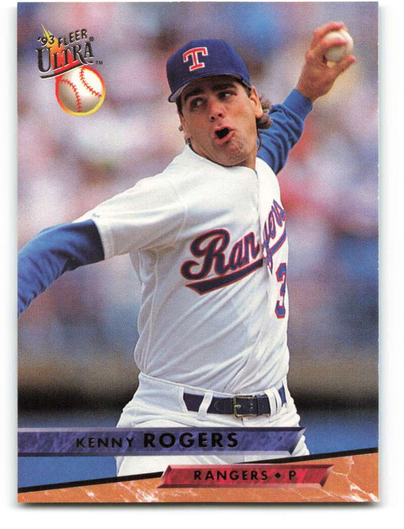 1993 Ultra #285 Kenny Rogers VG Texas Rangers 