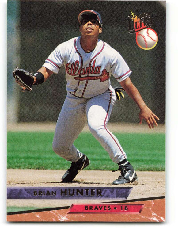 1993 Ultra #305 Brian Hunter VG Atlanta Braves 