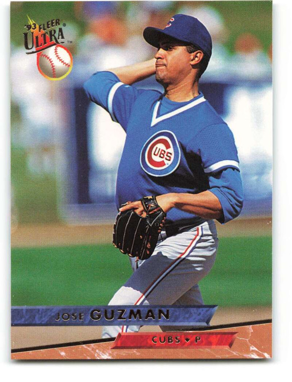 1993 Ultra #313 Jose Guzman VG Chicago Cubs 