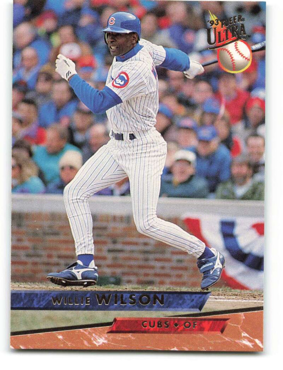 1993 Ultra #324 Willie Wilson VG Chicago Cubs 