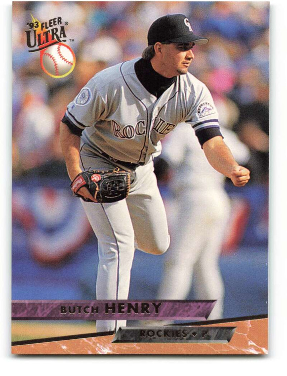 1993 Ultra #351 Butch Henry VG Colorado Rockies 