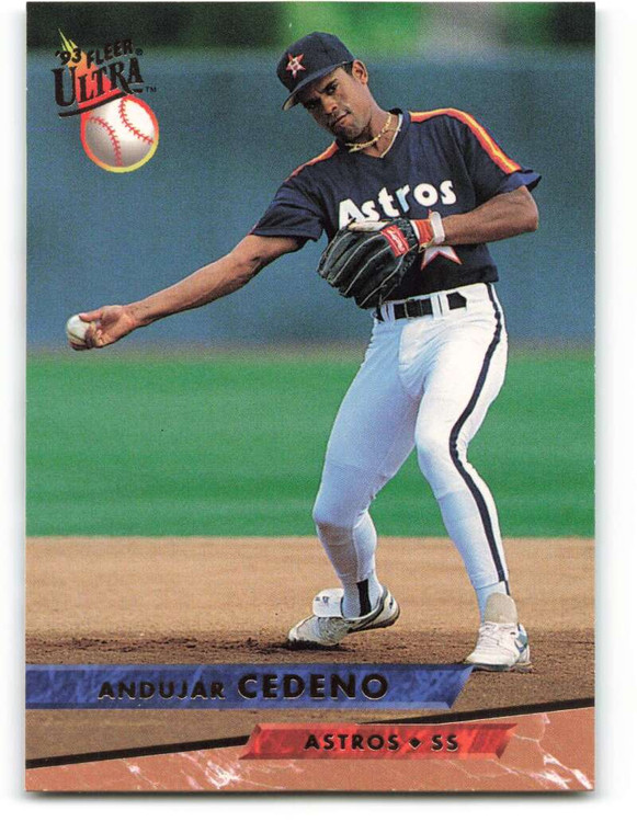 1993 Ultra #391 Andujar Cedeno VG Houston Astros 