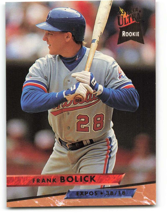 1993 Ultra #412 Frank Bolick VG Montreal Expos 