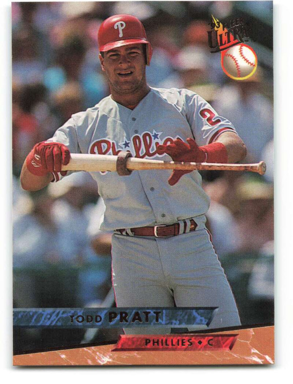 1993 Ultra #444 Todd Pratt VG RC Rookie Philadelphia Phillies 