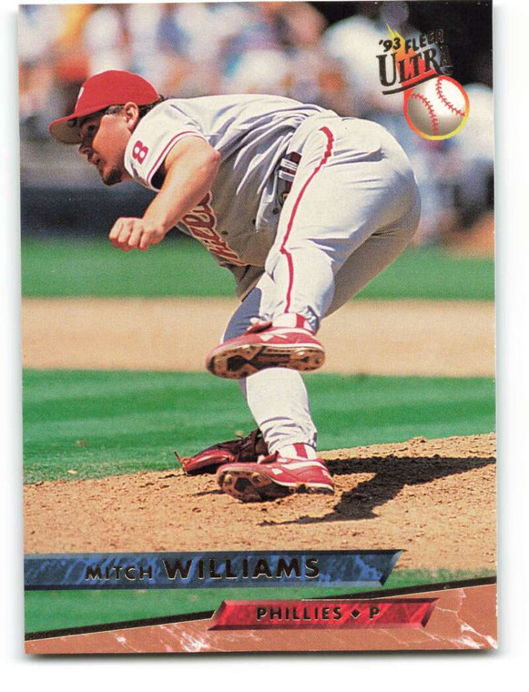 1993 Ultra #448 Mitch Williams VG Philadelphia Phillies 