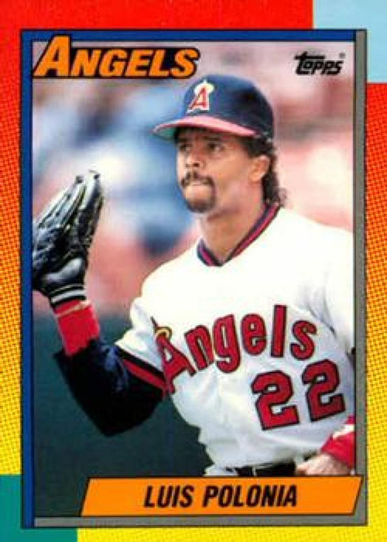 1990 Topps Traded #97T Luis Polonia NM-MT California Angels 