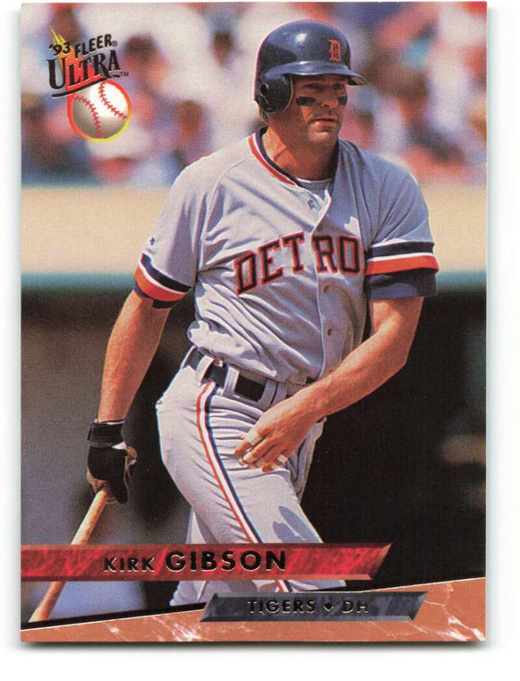 1993 Ultra #549 Kirk Gibson VG Detroit Tigers 