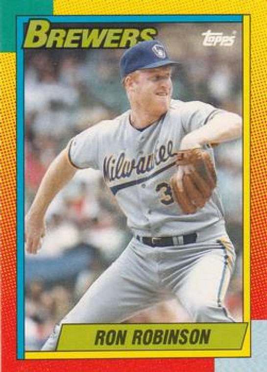 1990 Topps Traded #104T Ron Robinson NM-MT Milwaukee Brewers 