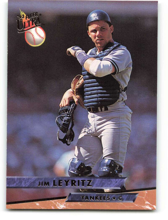 1993 Ultra #597 Jim Leyritz VG New York Yankees 