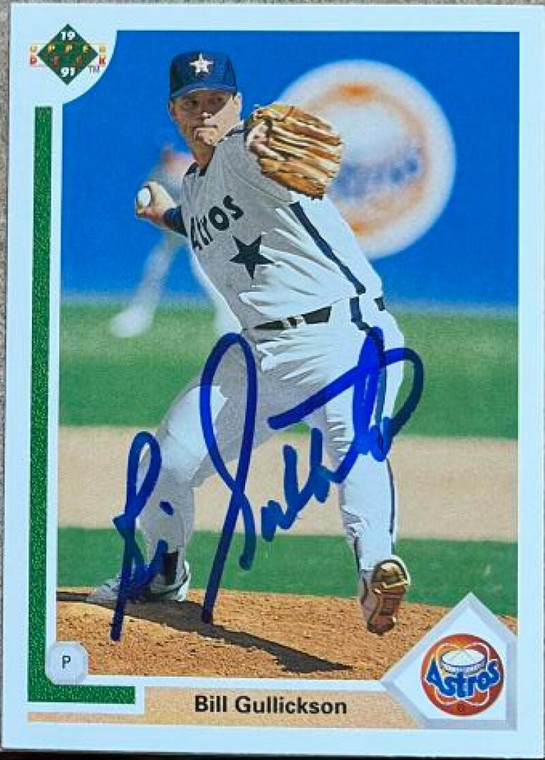 Bill Gullickson Autographed 1991 Upper Deck #590