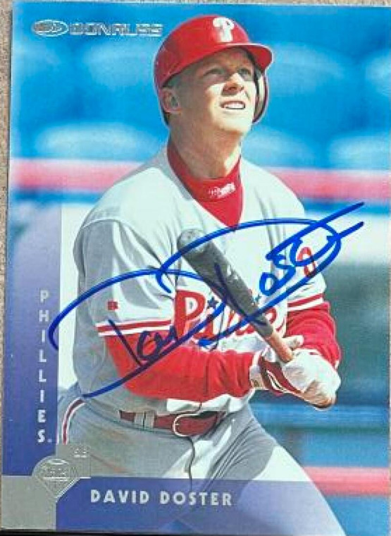 David Doster Autographed 1997 Donruss #162