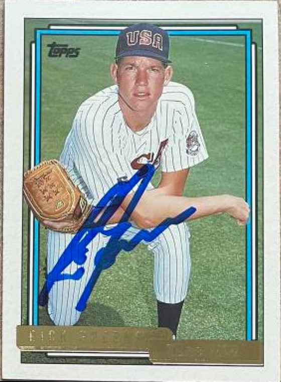 Rick Greene Autographed 1992 Topps Traded Gold #44T