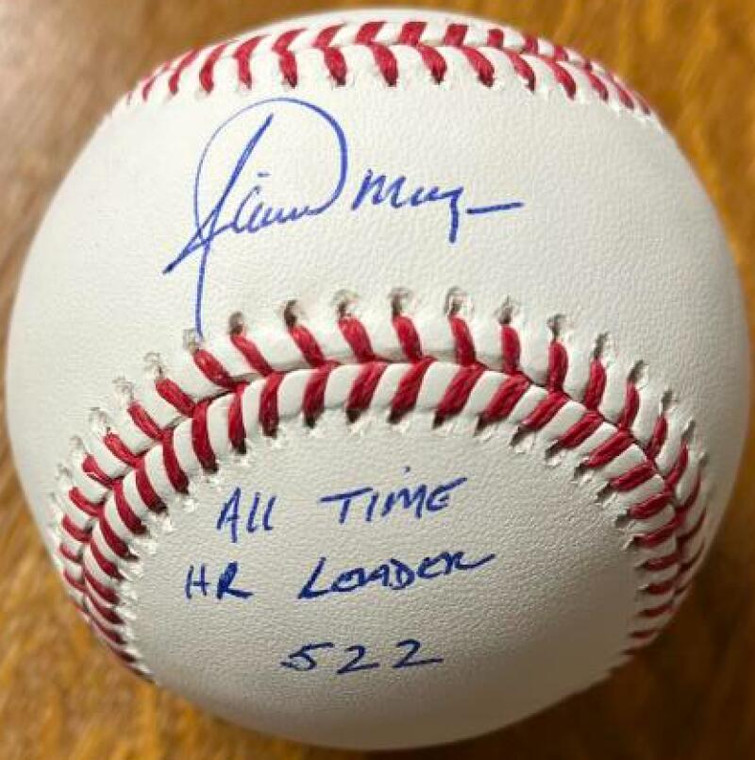 Jamie Moyer All-Time HR Leader 522 Autographed ROMLB Baseball