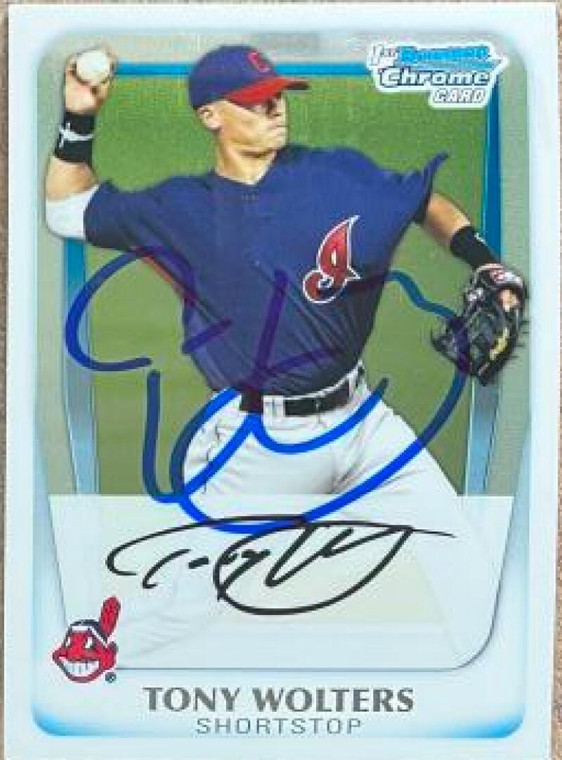 Tony Wolters Autographed 2011 Bowman - Chrome Prospects #BCP98 