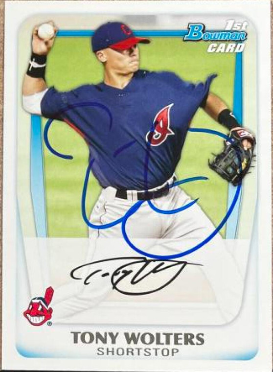Tony Wolters Autographed 2011 Bowman Prospects #BP98 