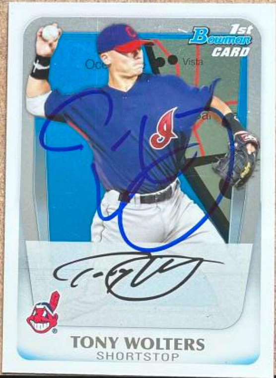 Tony Wolters Autographed 2011 Bowman Prospects International #BP98 