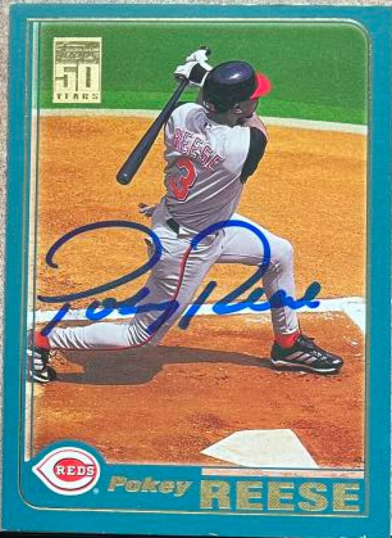 Pokey Reese Autographed 2001 Topps #32