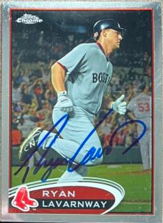 Ryan Lavarnway Autographed 2012 Topps Chrome #5