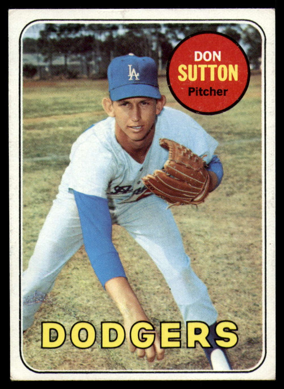 1969 Topps #216 Don Sutton DP VG Los Angeles Dodgers 