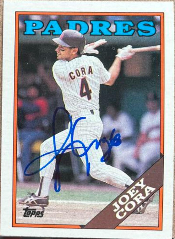 Joey Cora Autographed 1988 Topps #91