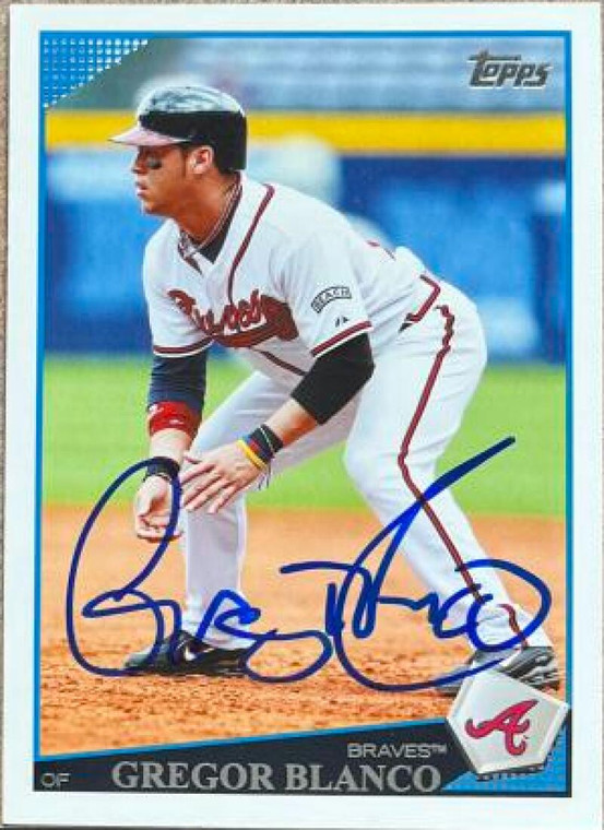 Gregor Blanco Autographed 2009 Topps #352