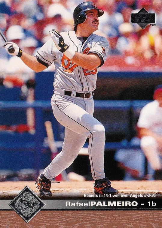 1997 Upper Deck #21 Rafael Palmeiro NM-MT Baltimore Orioles 