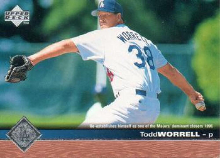 1997 Upper Deck #91 Todd Worrell NM-MT Los Angeles Dodgers 