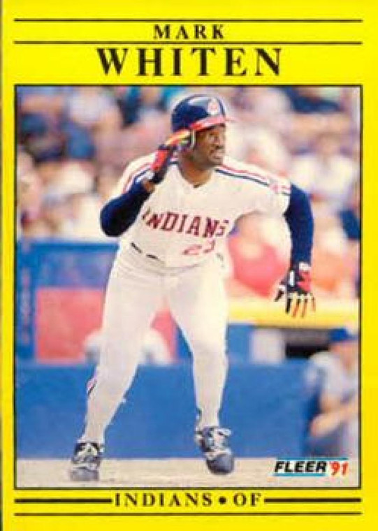 1991 Fleer Update #U21 Mark Whiten NM-MT Cleveland Indians 