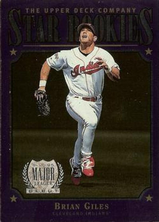 1997 Upper Deck #236 Brian Giles NM-MT RC Rookie Cleveland Indians 