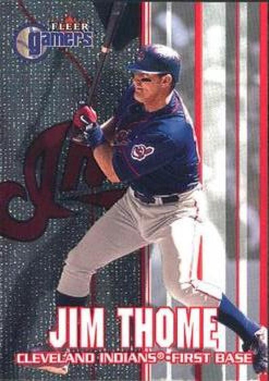 2000 Fleer Gamers #77 Jim Thome NM-MT Cleveland Indians 