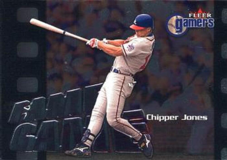 SOLD 142366 2000 Fleer Gamers #118 Chipper Jones FG NM-MT Atlanta Braves 