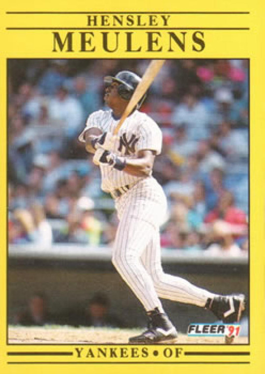 1991 Fleer Update #U47 Hensley Meulens NM-MT New York Yankees 