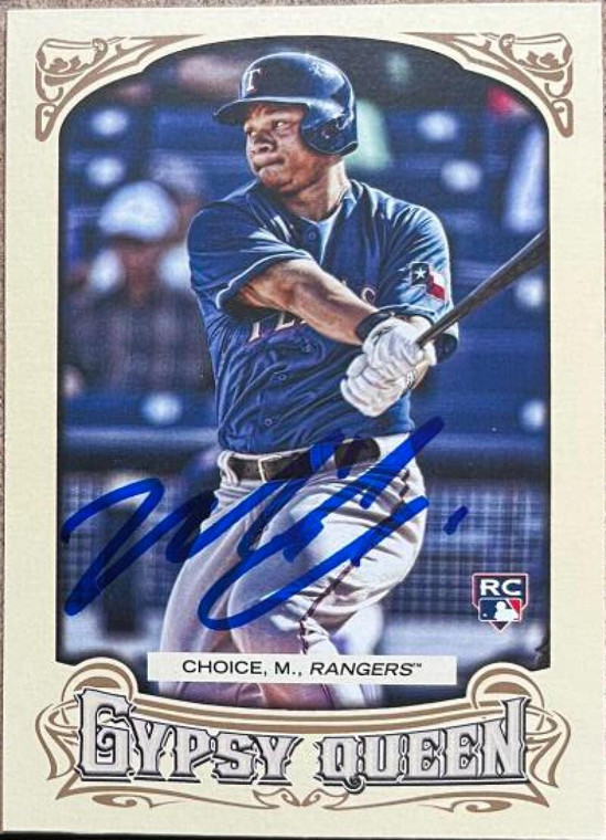 Michael Choice Autographed 2014 Topps Gypsy Queen #113