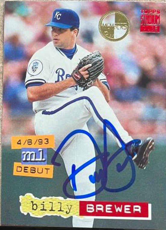 Billy Brewer Autographed 1994 Stadium Club Members Only #490