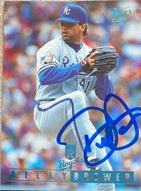 Billy Brewer Autographed 1995 Fleer Ultra #54